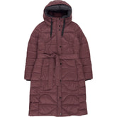 Vince Camuto Burgundy Heavyweight Hooded Coat