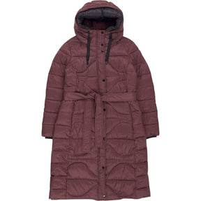 Vince Camuto Burgundy Heavyweight Hooded Coat