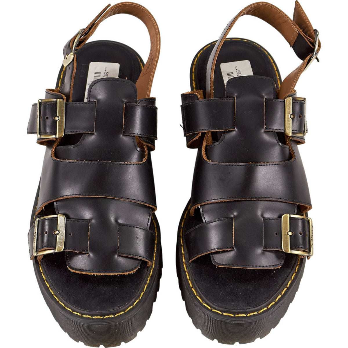 Dr. Martens Black Leather Sandals UK 7