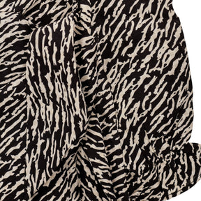 Jovonna Black and White Patterned Dress