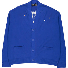 Pull & Bear Blue Cotton Cardigan