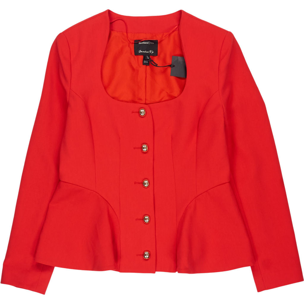 River Island Red Radical Romance Jacket