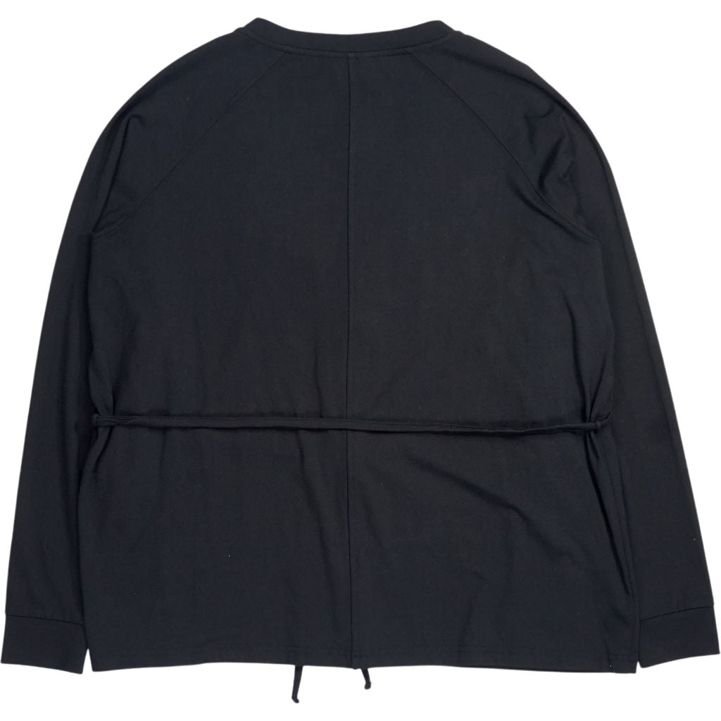 Hush Black Wrap Top