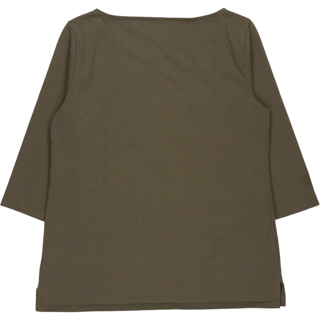 Lands' End Olive Green Cotton Top