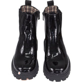 River Island Black Patent Boots