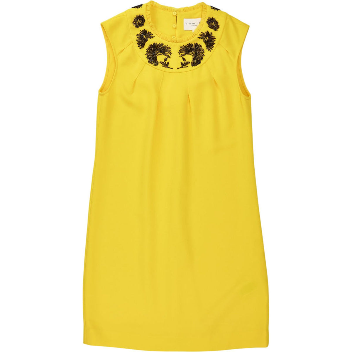 Damsel Yellow Beaded Kleo Dress