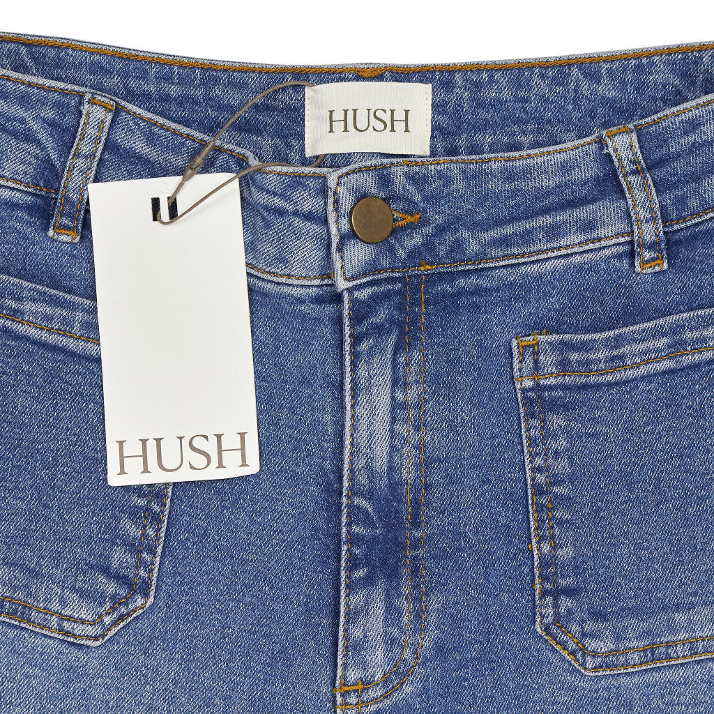 Hush Blue Rowan Flared Jeans