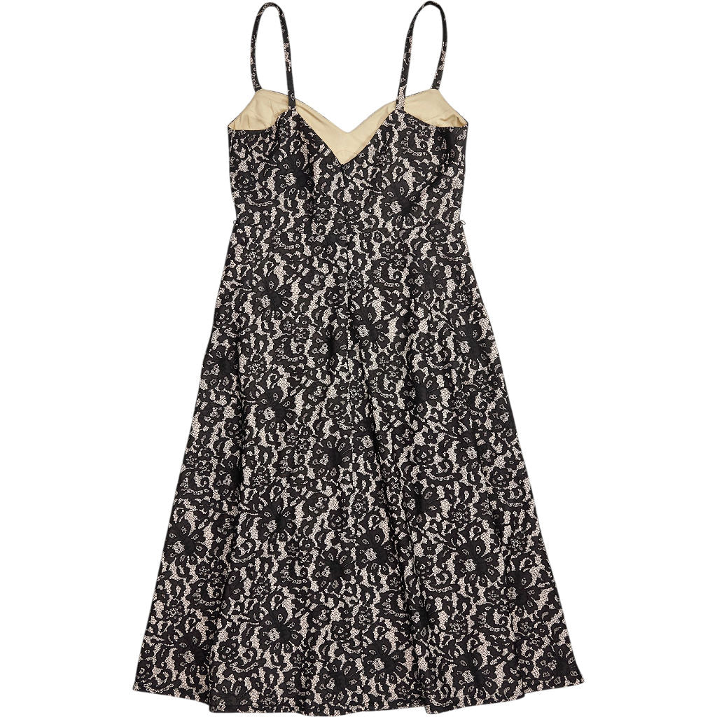 Coast Black Lace Full Skirted Dress