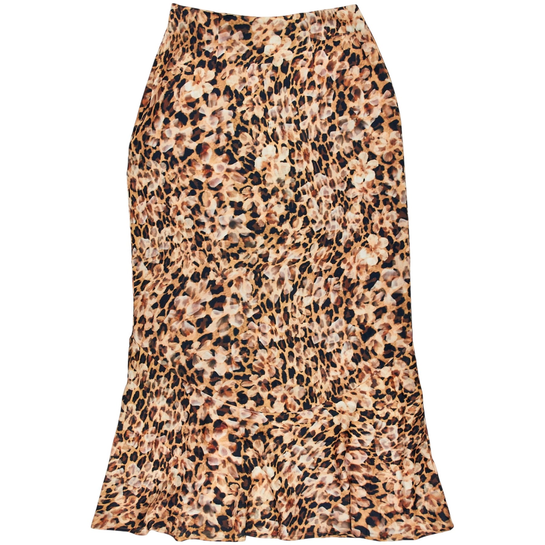 Omnes Cheetah Print Bessie Flare Midi Skirt