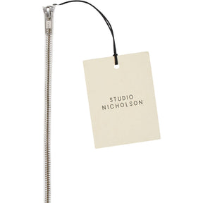 Studio Nicholson White Meyer Zip Front Pants