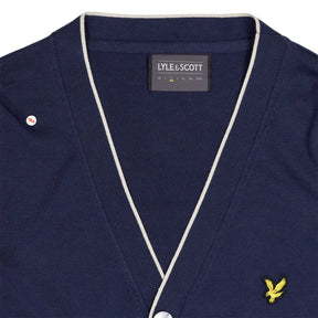 Lyle & Scott Navy Cotton Cardigan