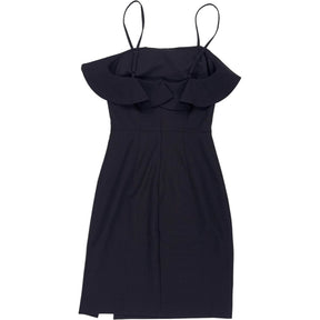 & Other Stories Black Ruffle Dress