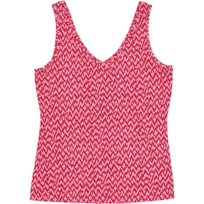 Hush Pink Red Zig Zag Sally Vest