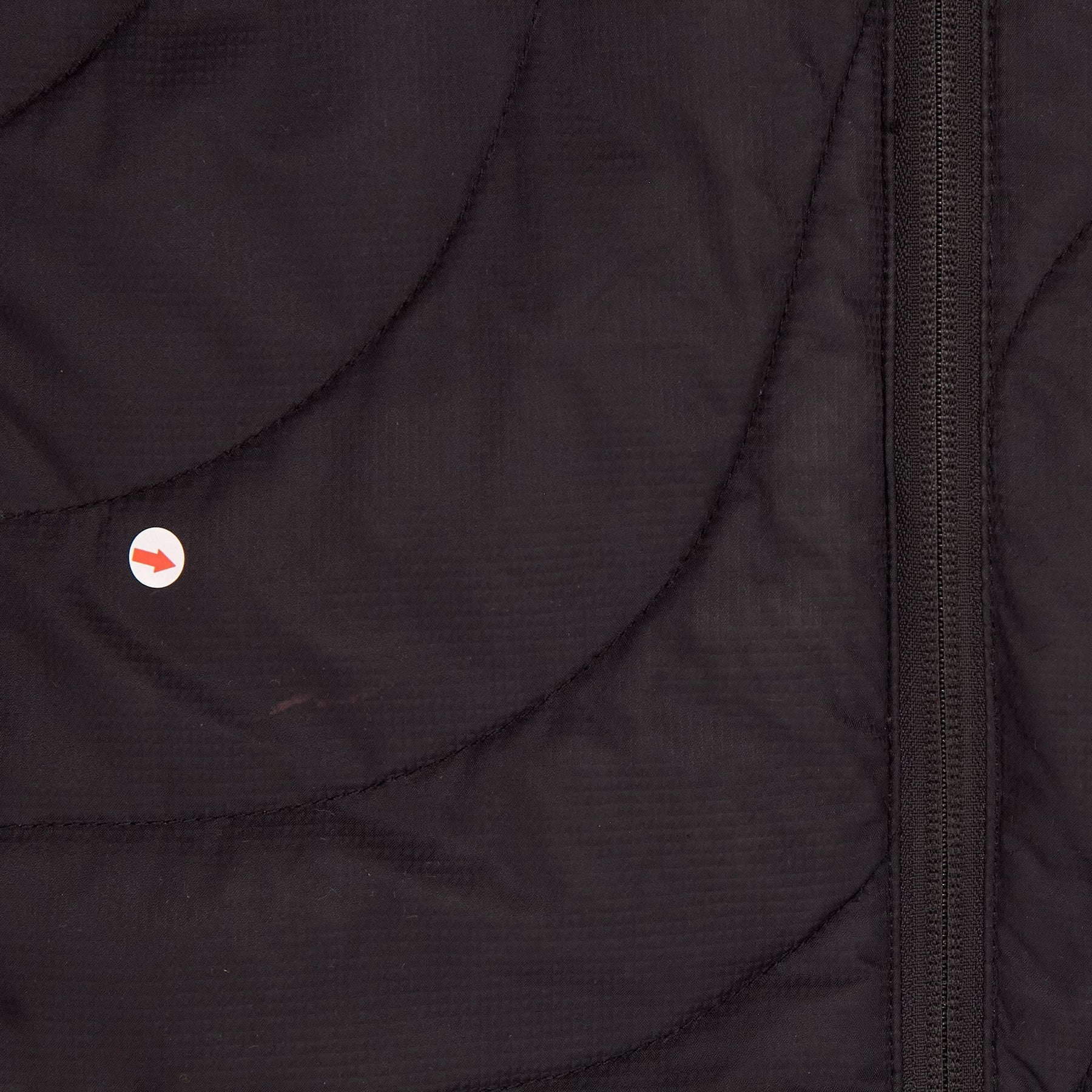 Billabong Black Quilted Jacket with Faux Fur Hood