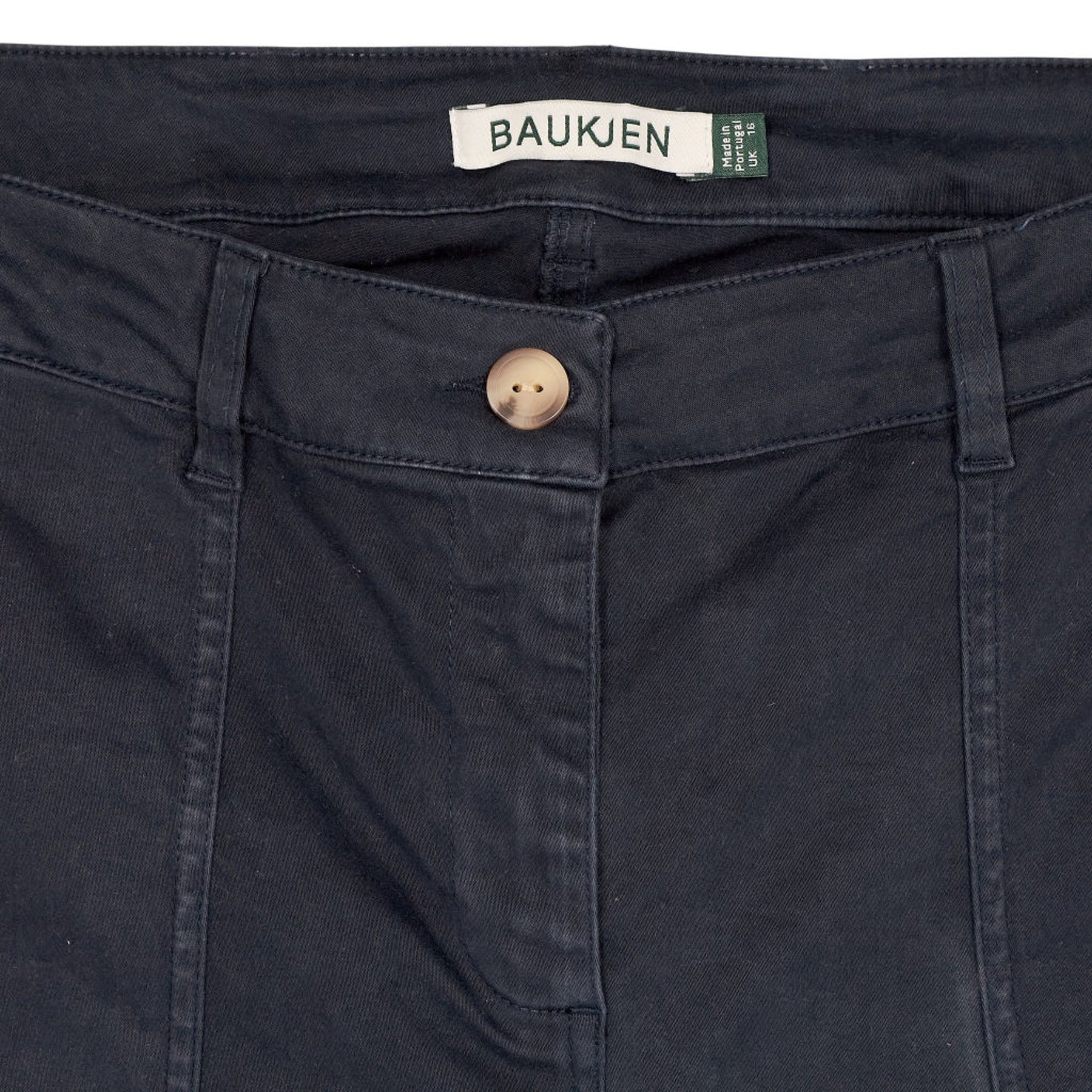 Baukjen Blue Cotton Trousers