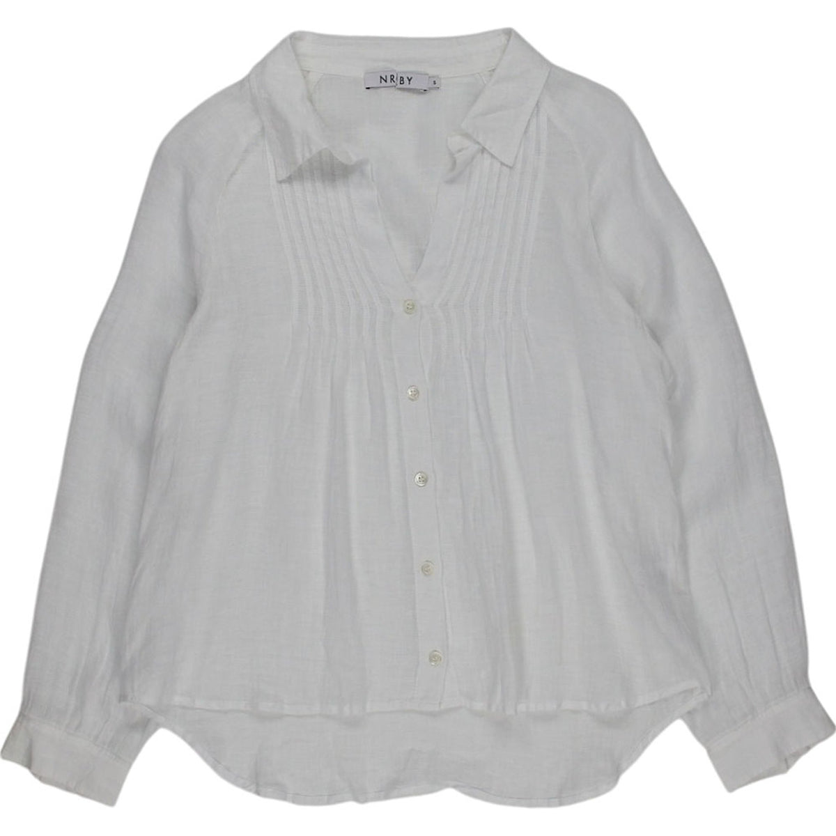 NRBY White Linen Blouse