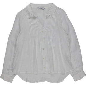 NRBY White Linen Blouse