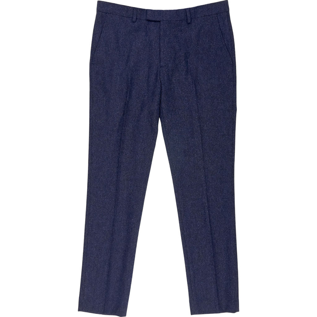 Moss Blue Donegal Trousers