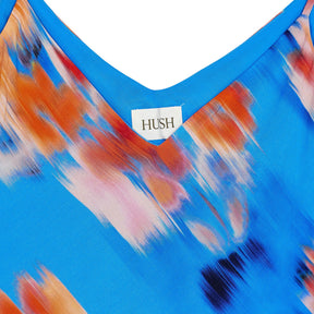 Hush Blue Multicolour Strappy Top