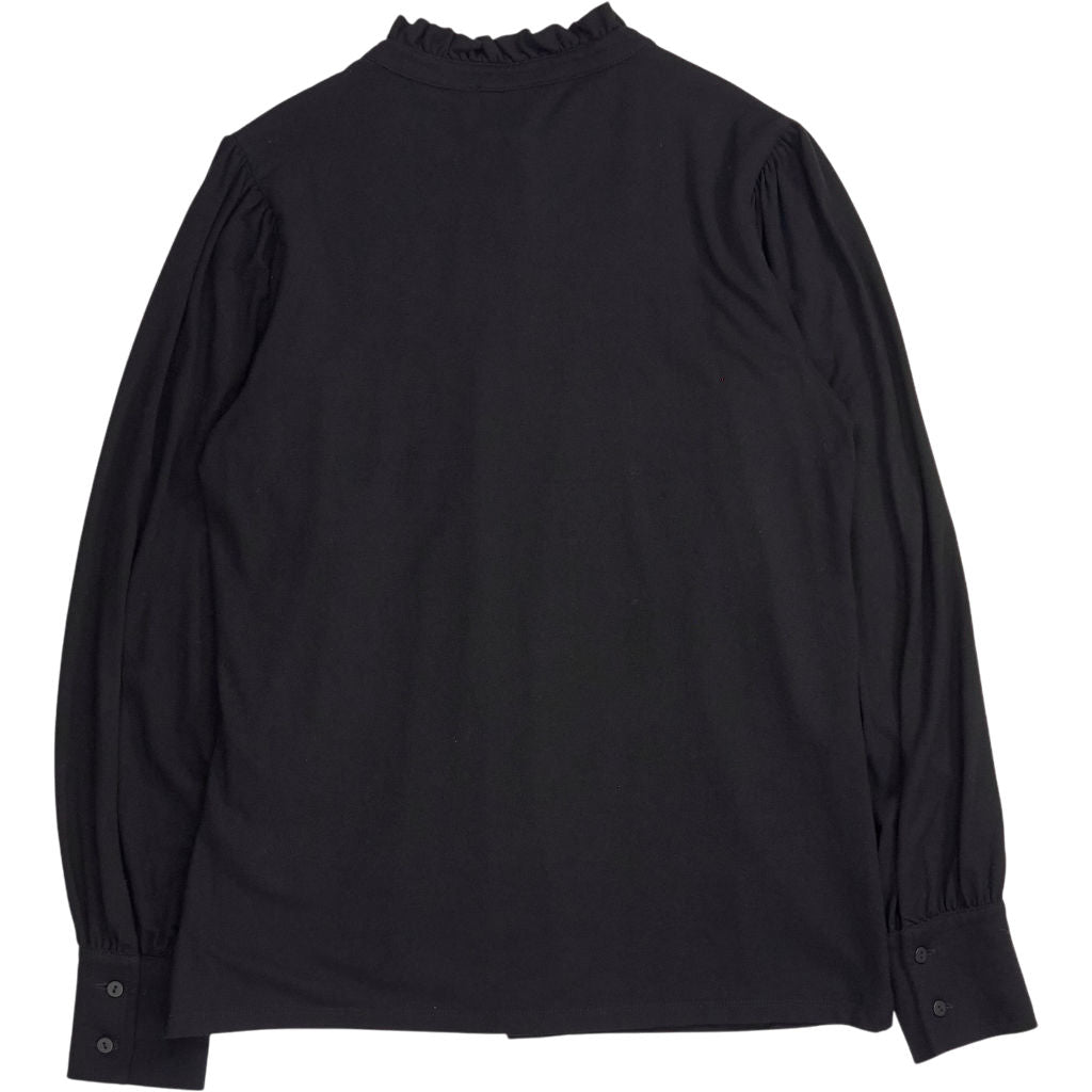 Baukjen Black Sima Frill Detail Blouse