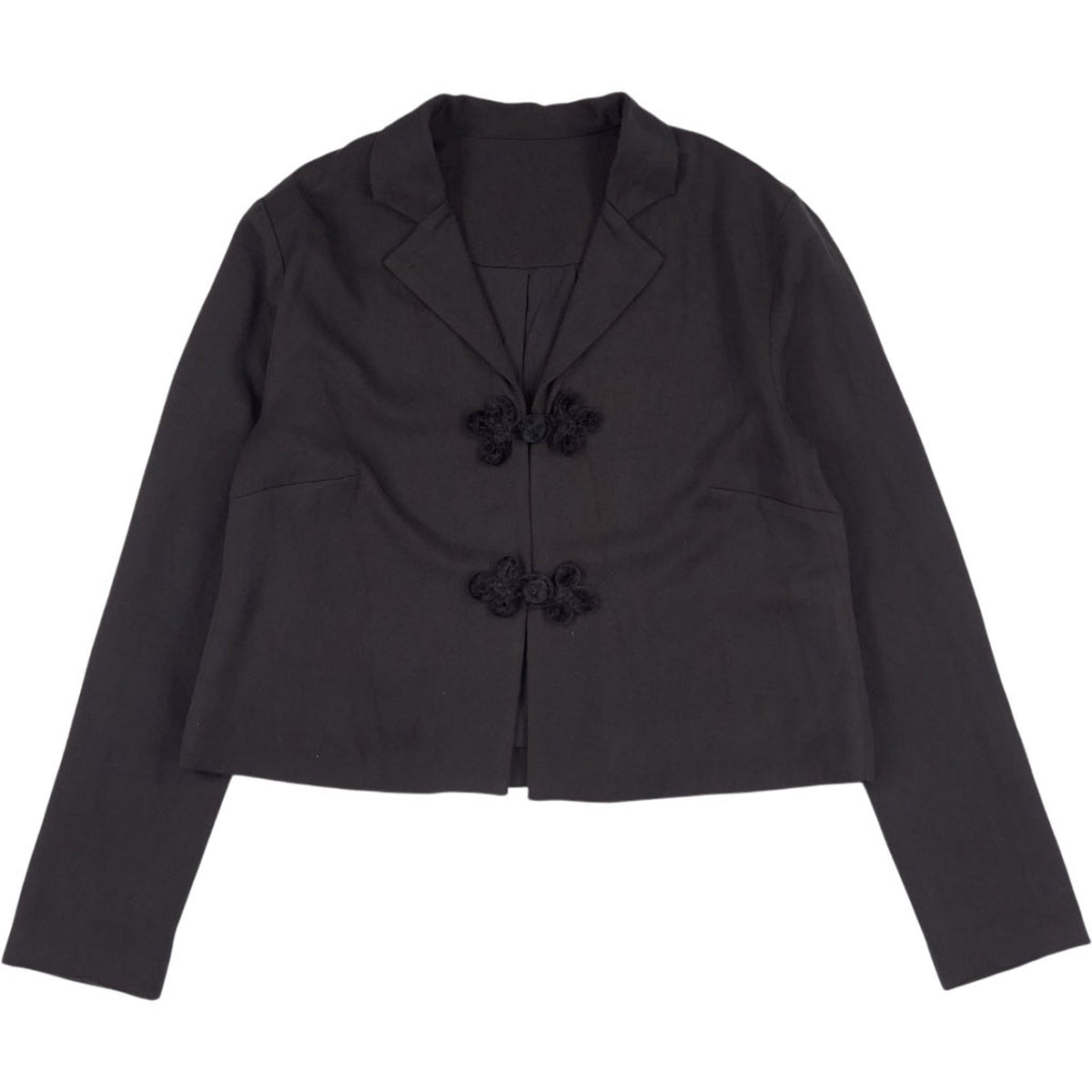 OMNES Rita Black Viscose Blouse