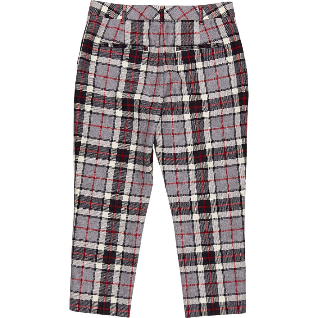 Alexander Wang Grey Check Wool Trousers