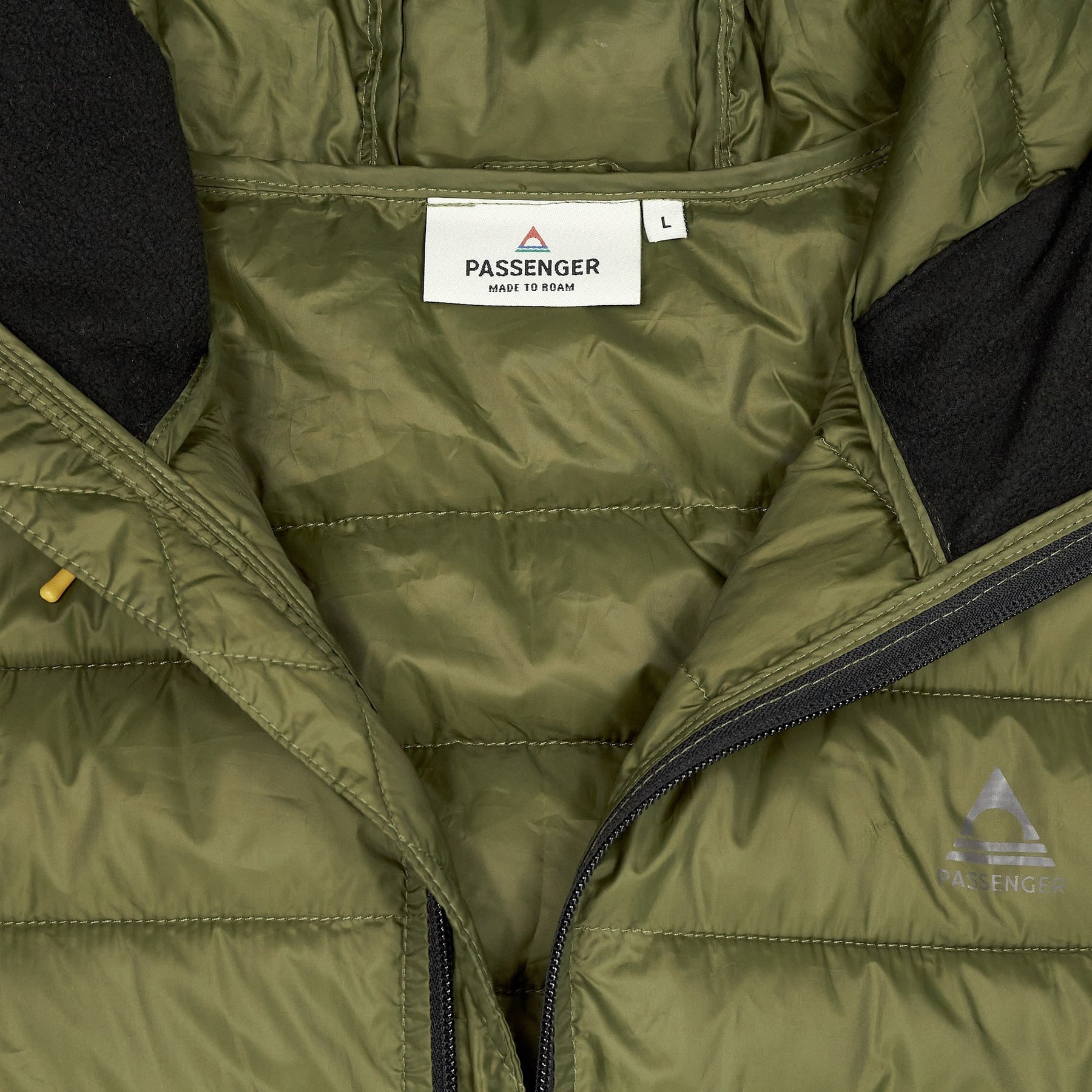 Passenger Green Hooded Puffer Jacket