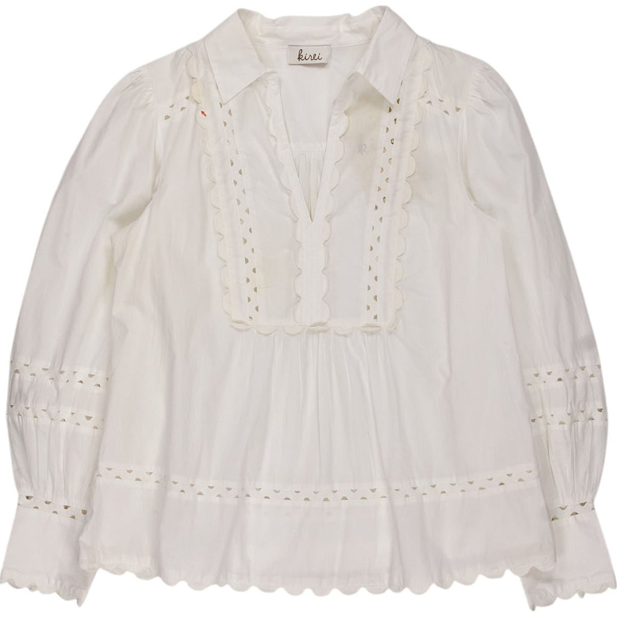 WYSE White Cotton Blouse