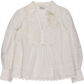 WYSE White Cotton Blouse