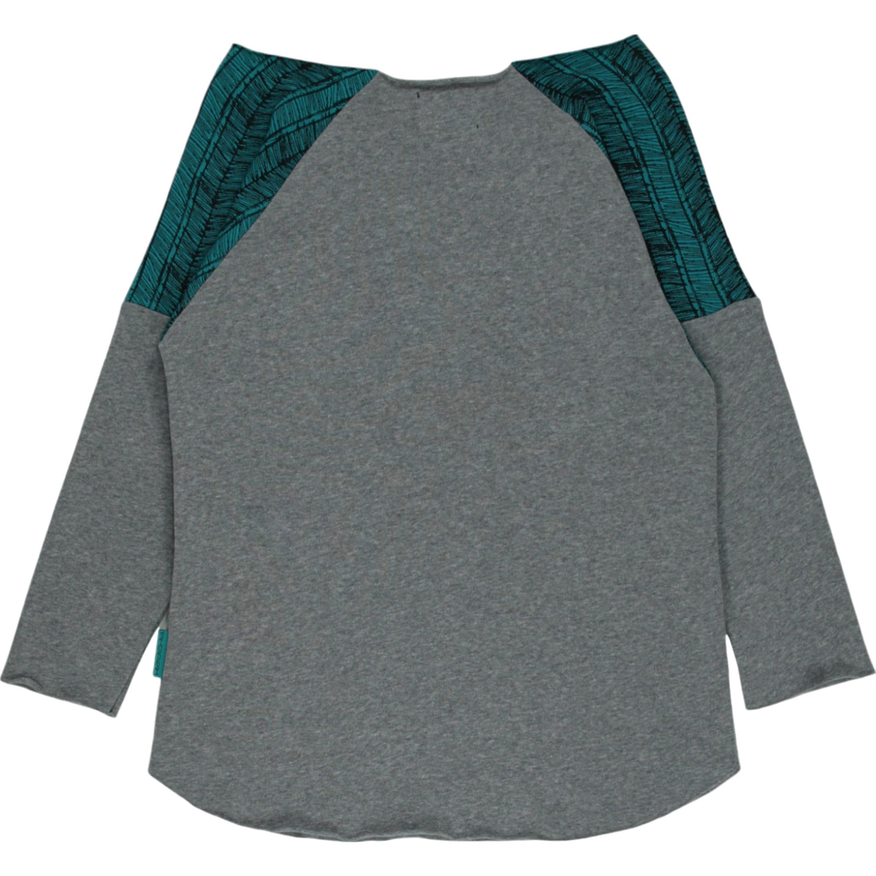 Stussy Grey Blue Bamboo Patterned Top