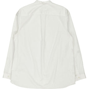 Moss White Stand Collar Shirt