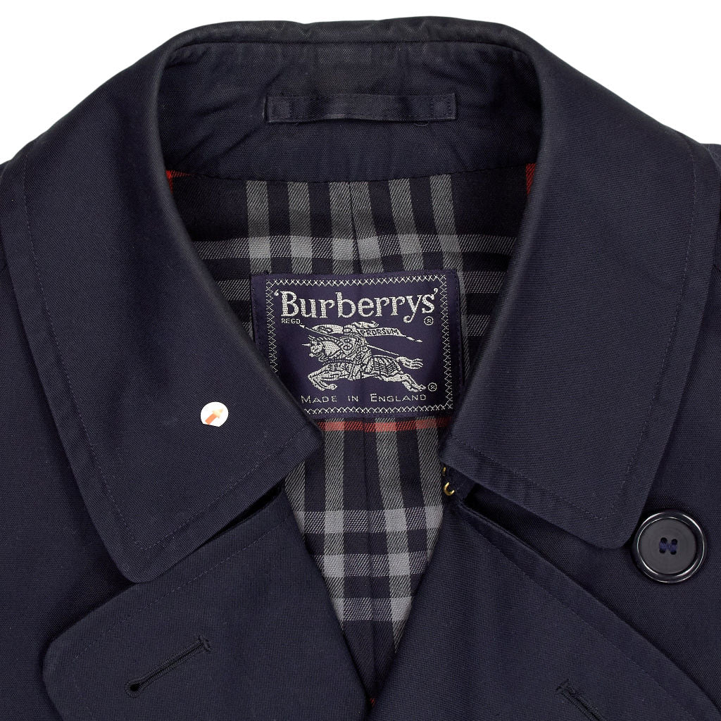 Burberry Navy Trench Coat