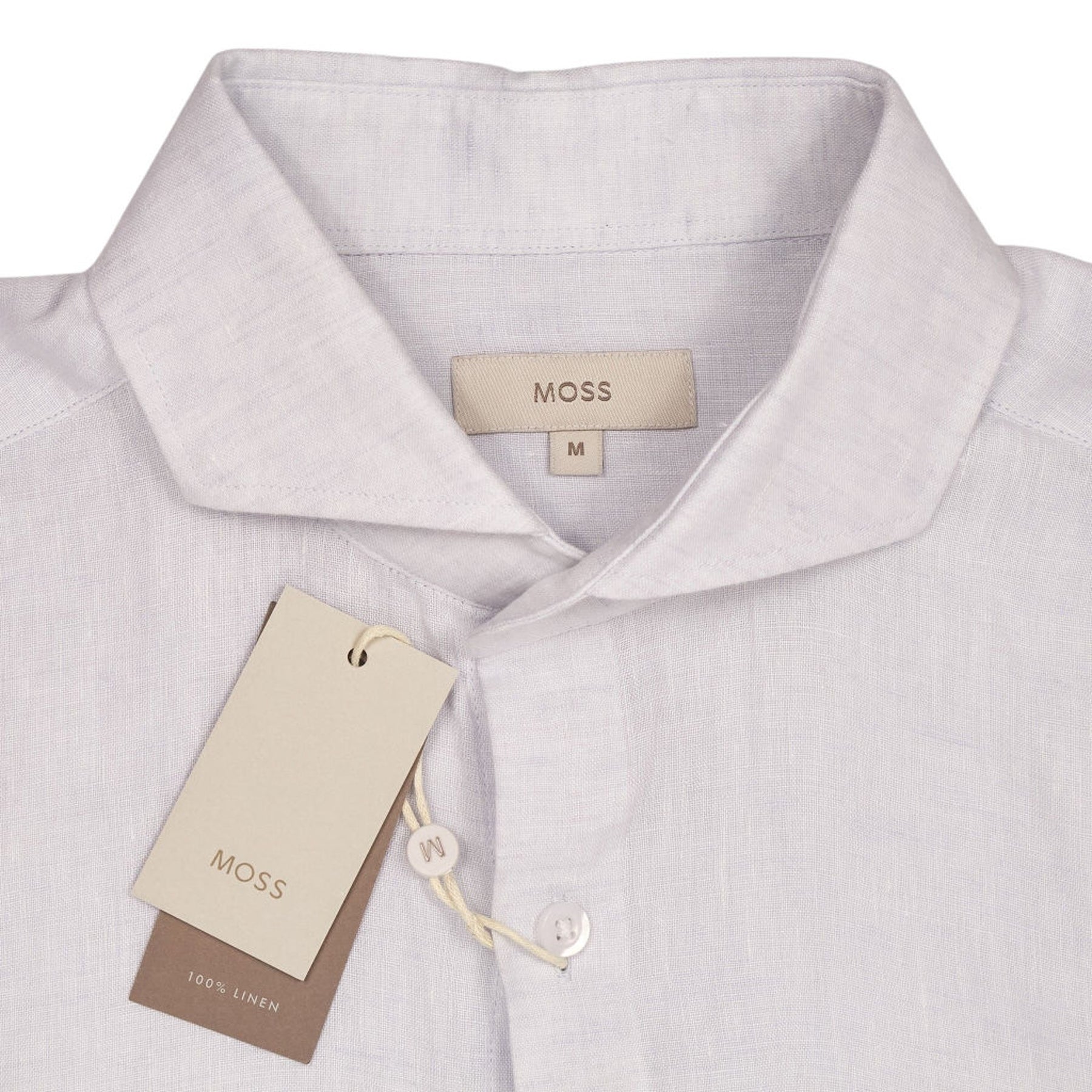 Moss Ice Blue Linen Shirt