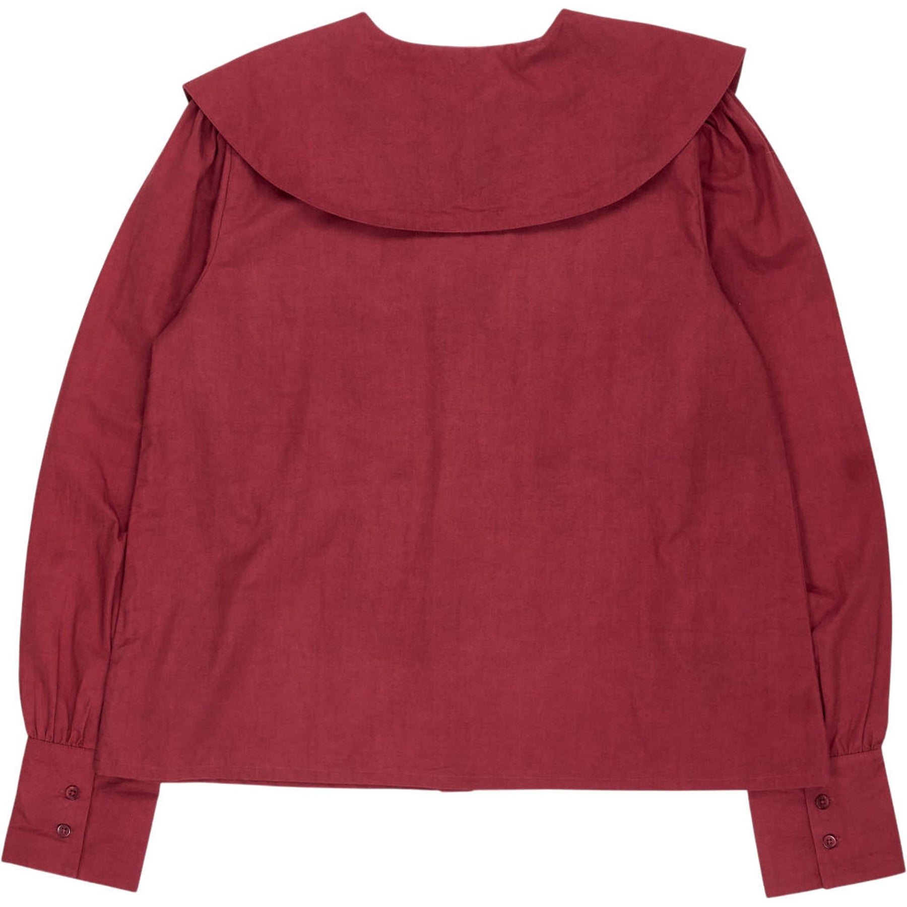 OMNES Red Helena Blouse Poplin