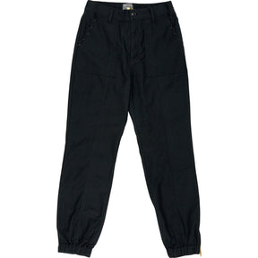 WYSE Black Lara Scallop Cargo Pants