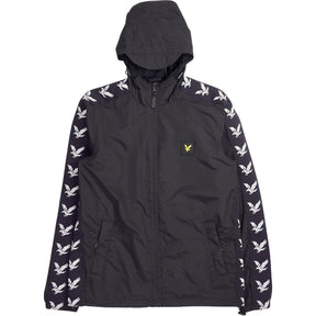 Lyle & Scott Black Logo Hooded Jacket