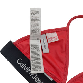 Calvin Klein Pink Swim Bikini Top