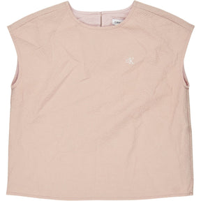 Calvin Klein Pink Sleeveless Crinkle Top
