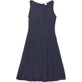 Armani Navy Sleeveless Midi Dress
