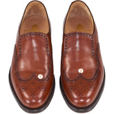 Crockett & Jones Brown Leather Brogues