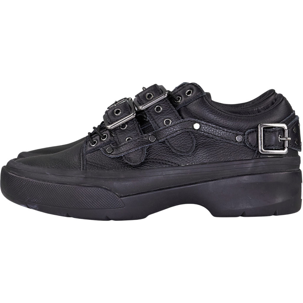 Vans Black Leather Premium Old Skool Efron Danzig Shoes