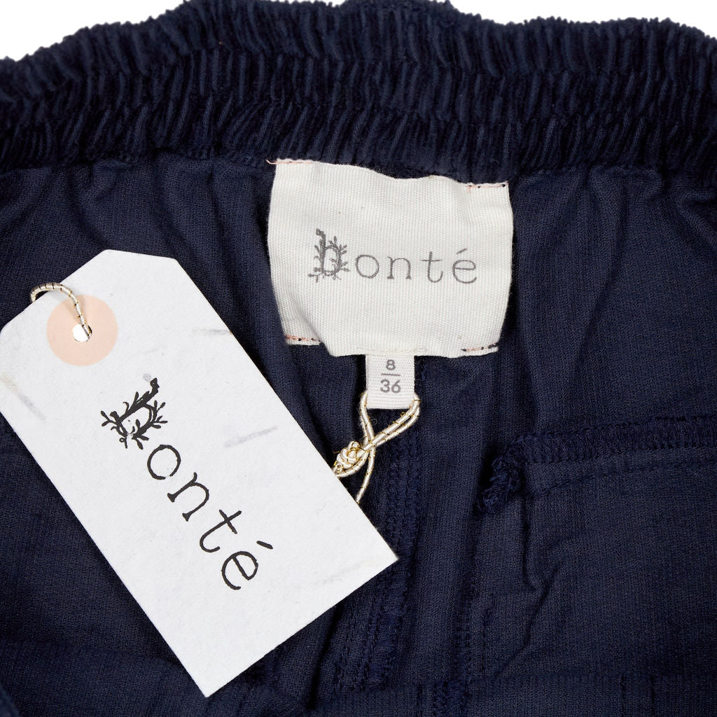 Bonté Navy Edina RicRac Trousers