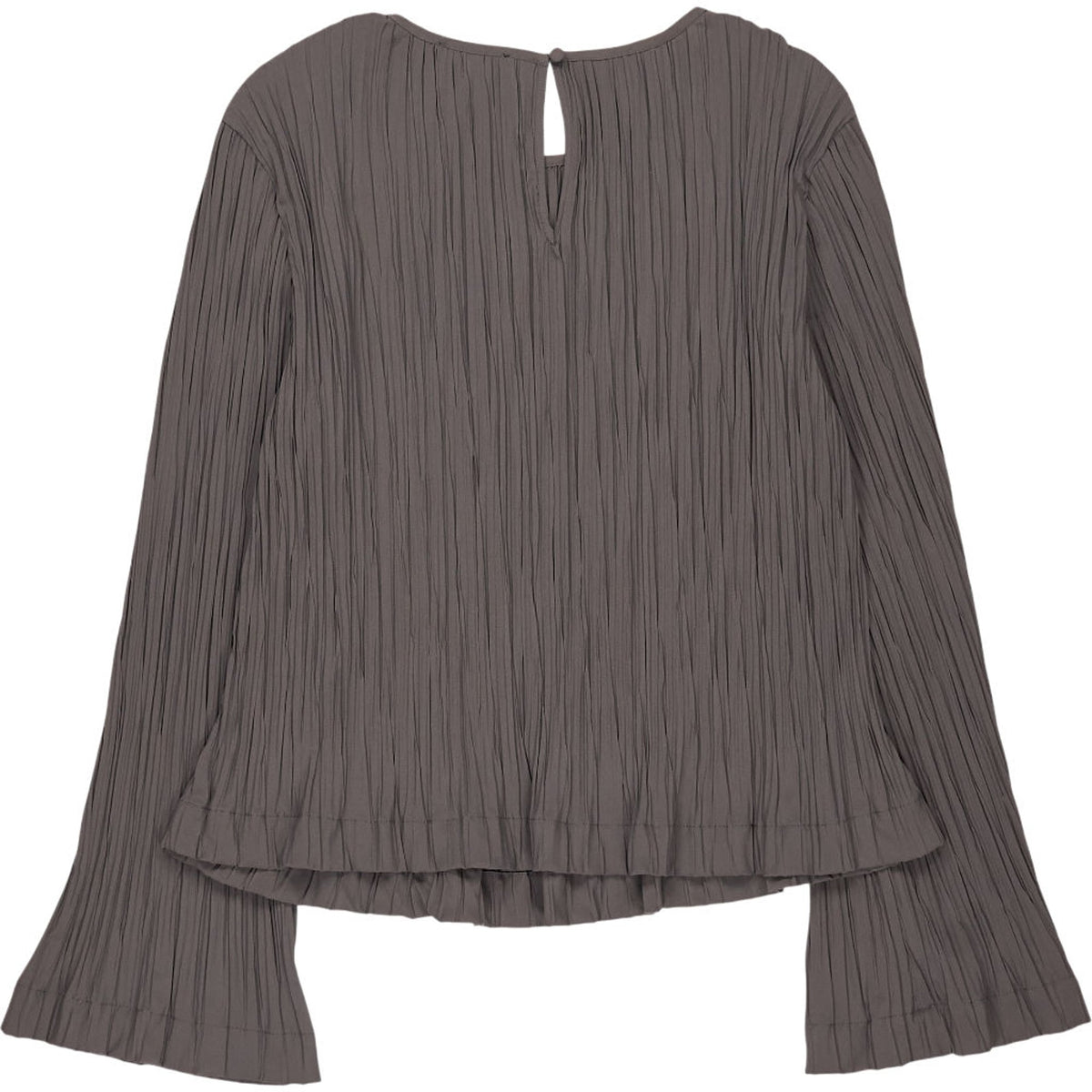 Sisley Grey Pleated Blouse