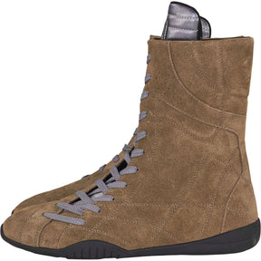 Pull & Bear Lueder Brown Suede High-Top Boots