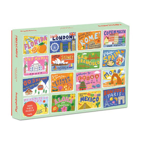1,000 Piece Jigsaw Puzzles - 4 individual designs