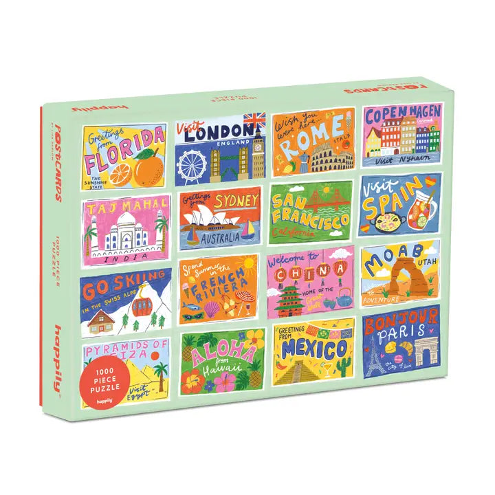 1,000 Piece Jigsaw Puzzles - 4 individual designs