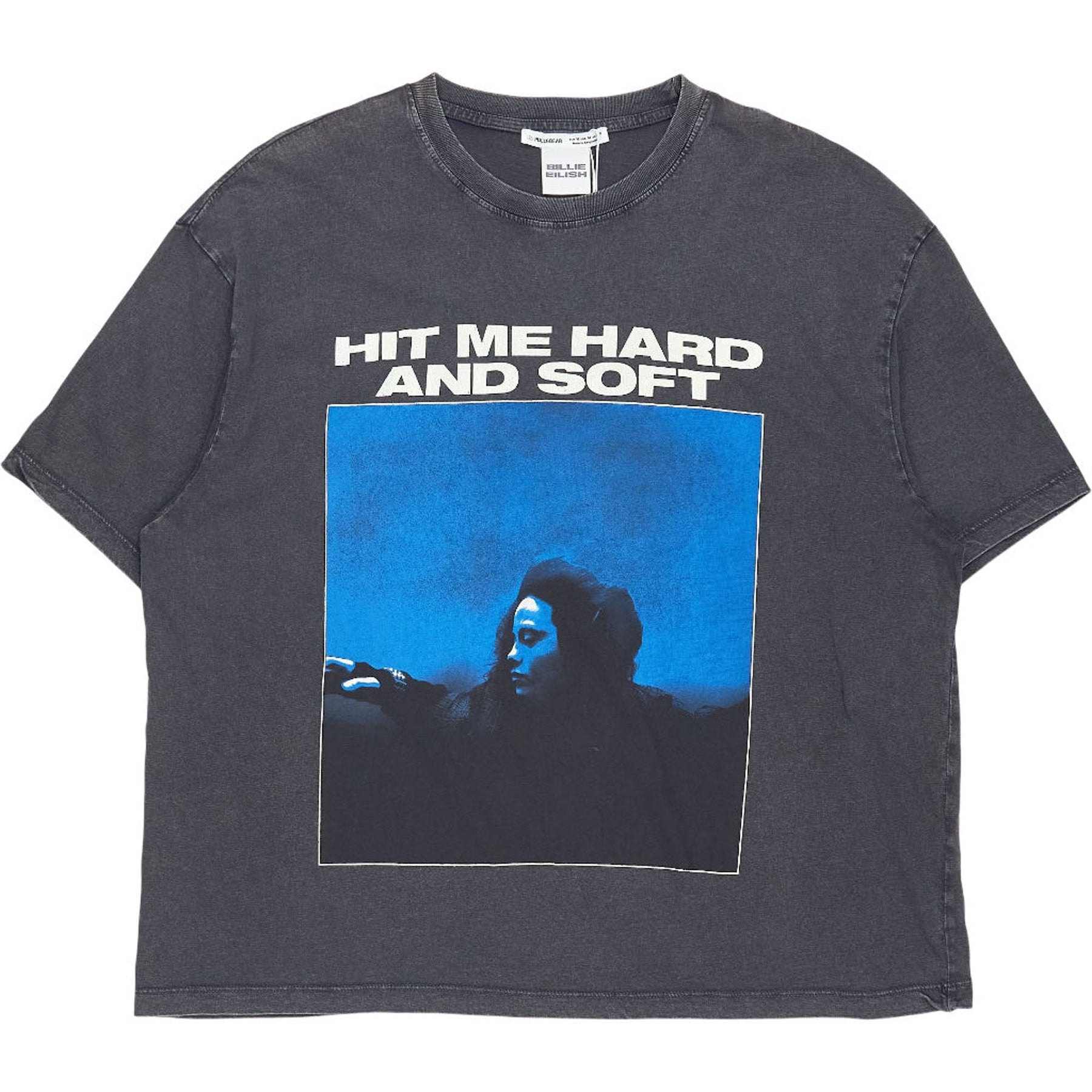 Pull & Bear Black Graphic T-Shirt