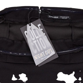 Pull & Bear Black Strapless Mini Dress