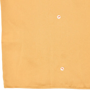Lands' End Mustard Bow Pencil Skirt