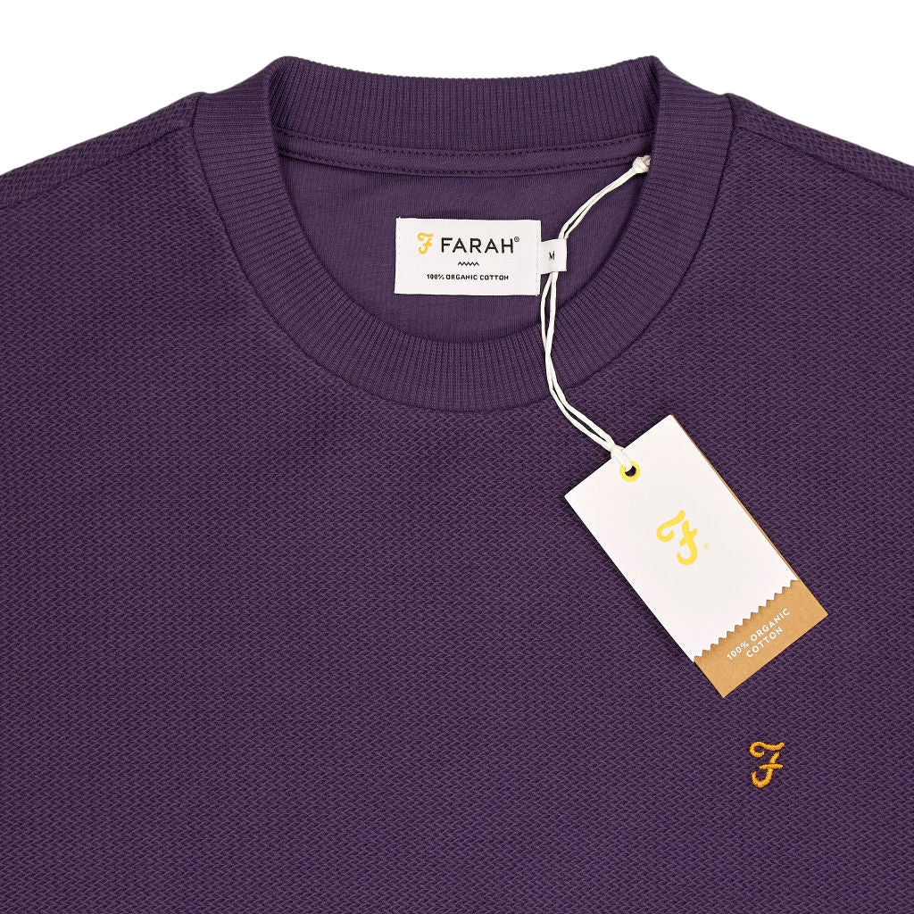 Farah Deep Purple Grenville Sweatshirt
